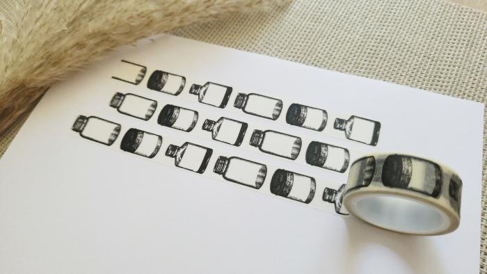 Washi Tape Flaschen